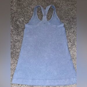 Lululemon blue acid wash tank top